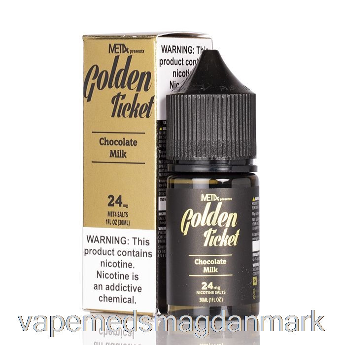 Vape Uden Nikotin Golden Ticket - Met4 Salt - 30ml 48mg